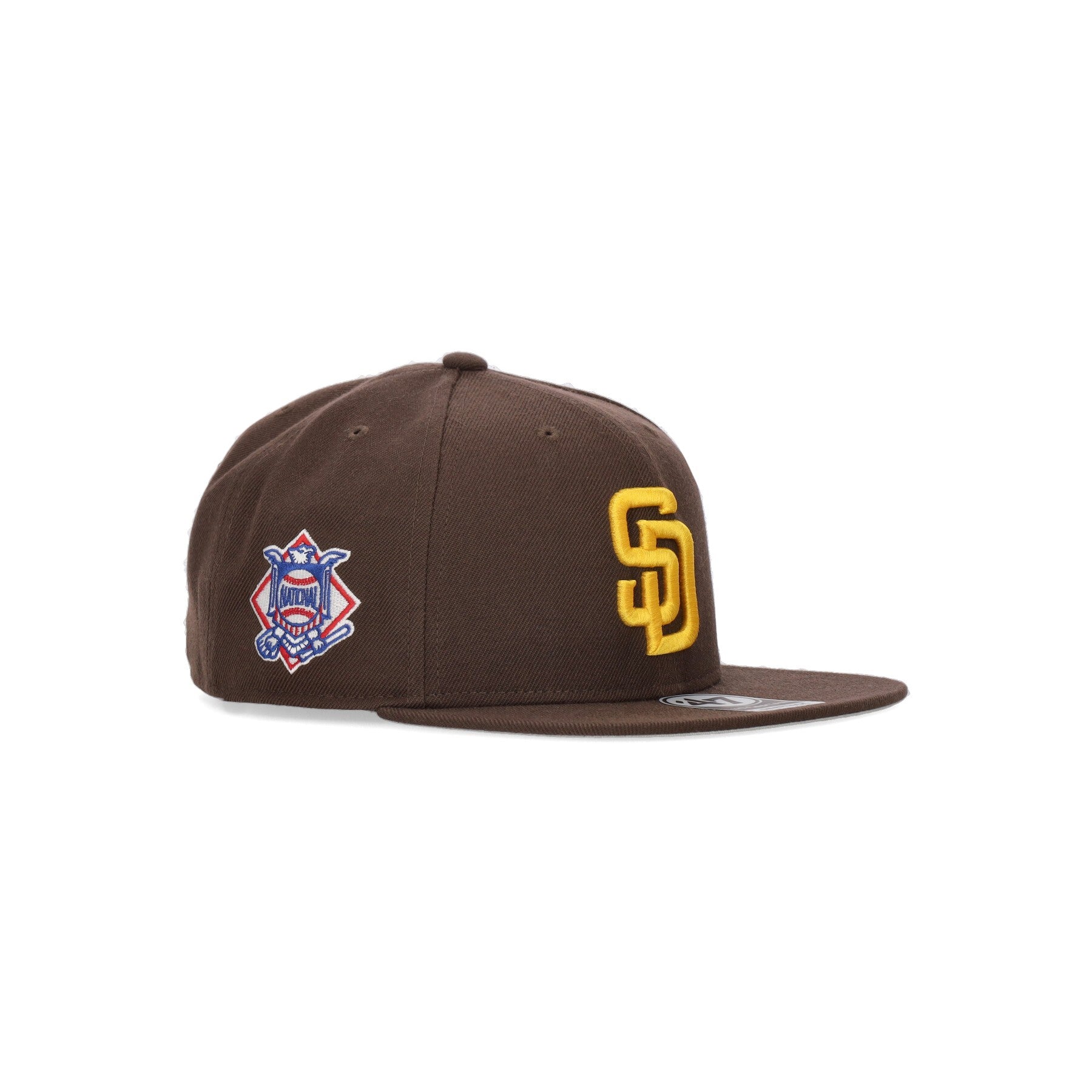 Cappellino Visiera Piatta Uomo Mlb Captain Sure Shot Sadpad Brown