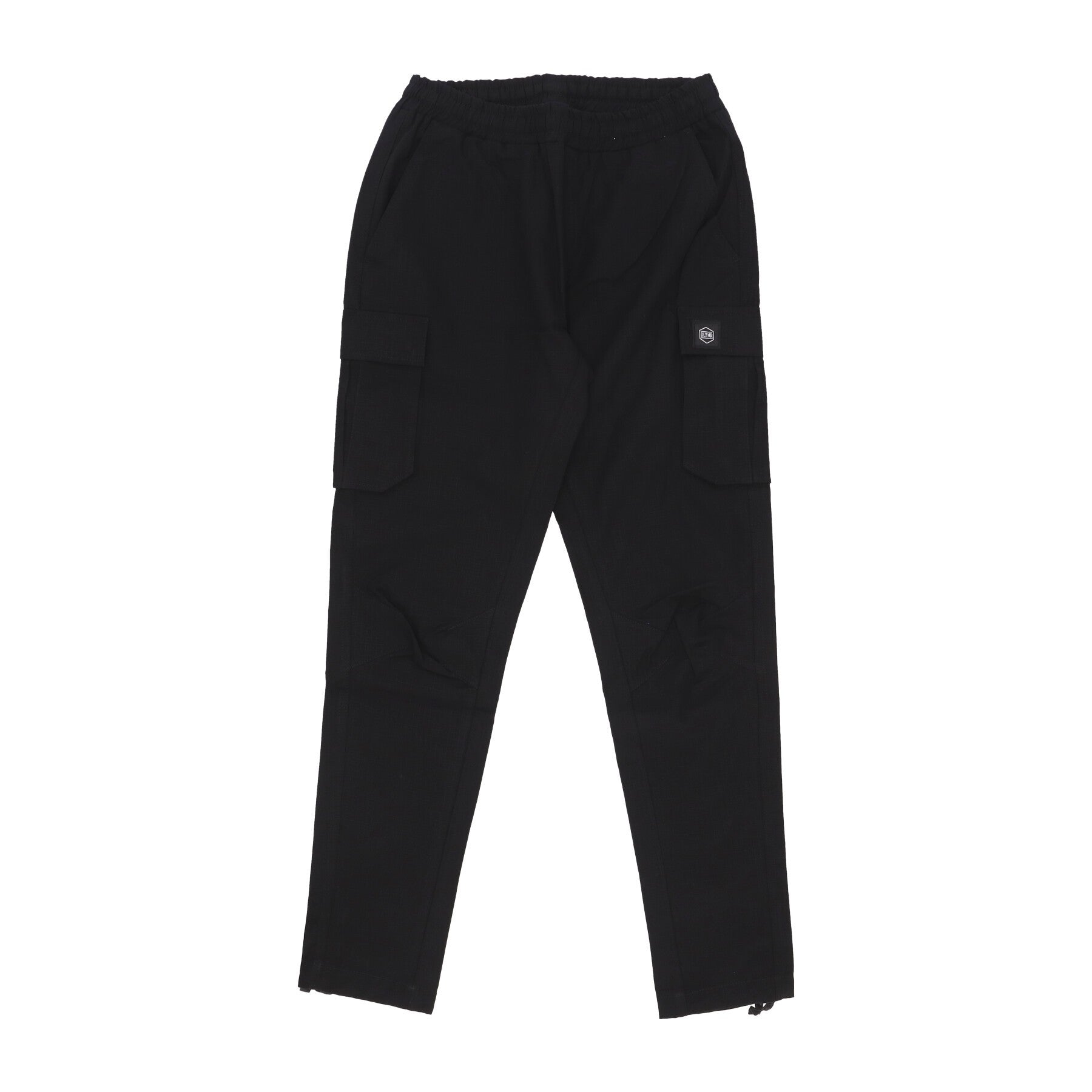 Dolly Noire, Pantalone Lungo Uomo Cotton Ripstop Laced Easy Cargo, Black