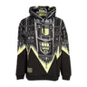 Dolly Noire, Felpa Cappuccio Uomo Bench Duomo Over Hoodie, Black/lime