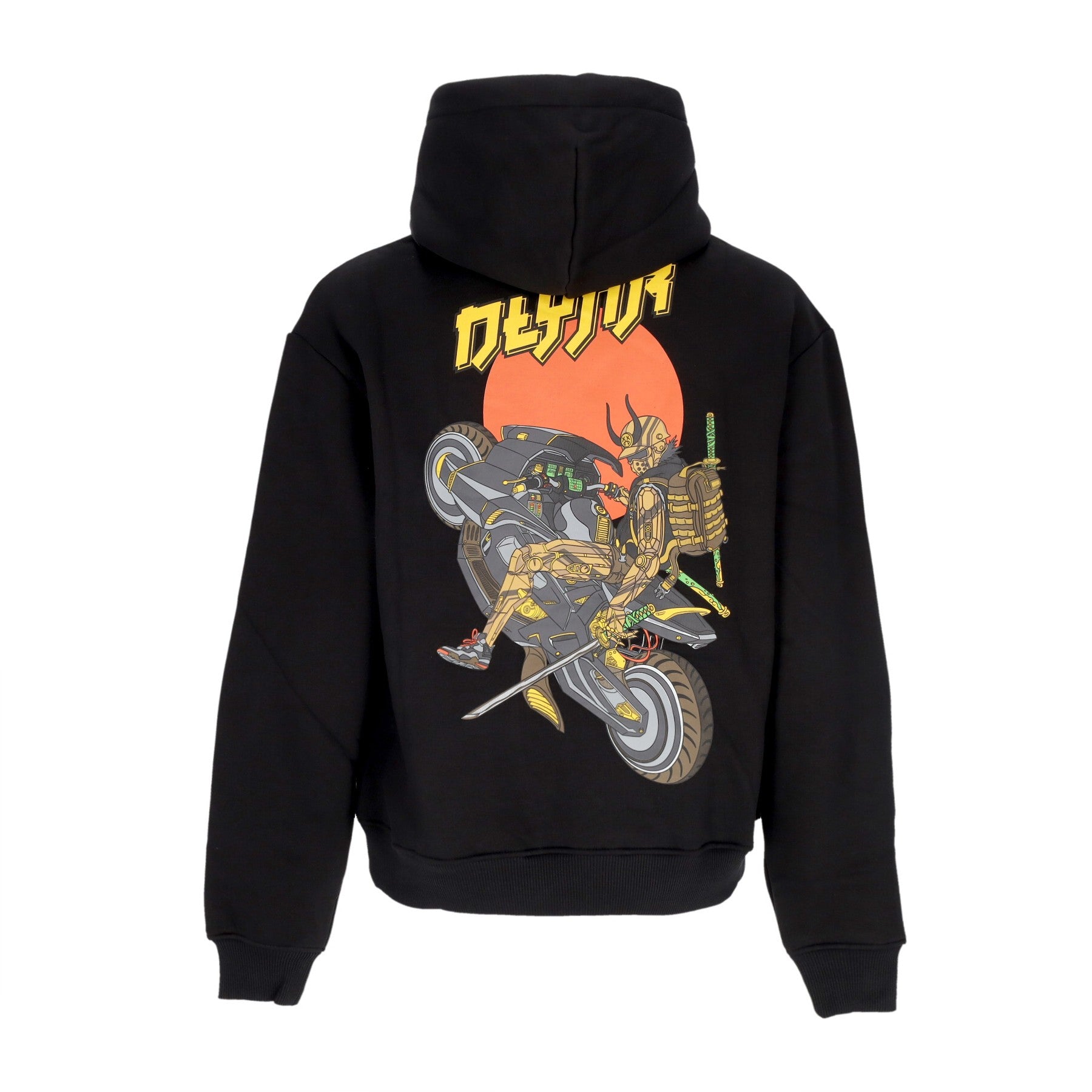 Dolly Noire, Felpa Cappuccio Uomo Parcival Hoodie, Black