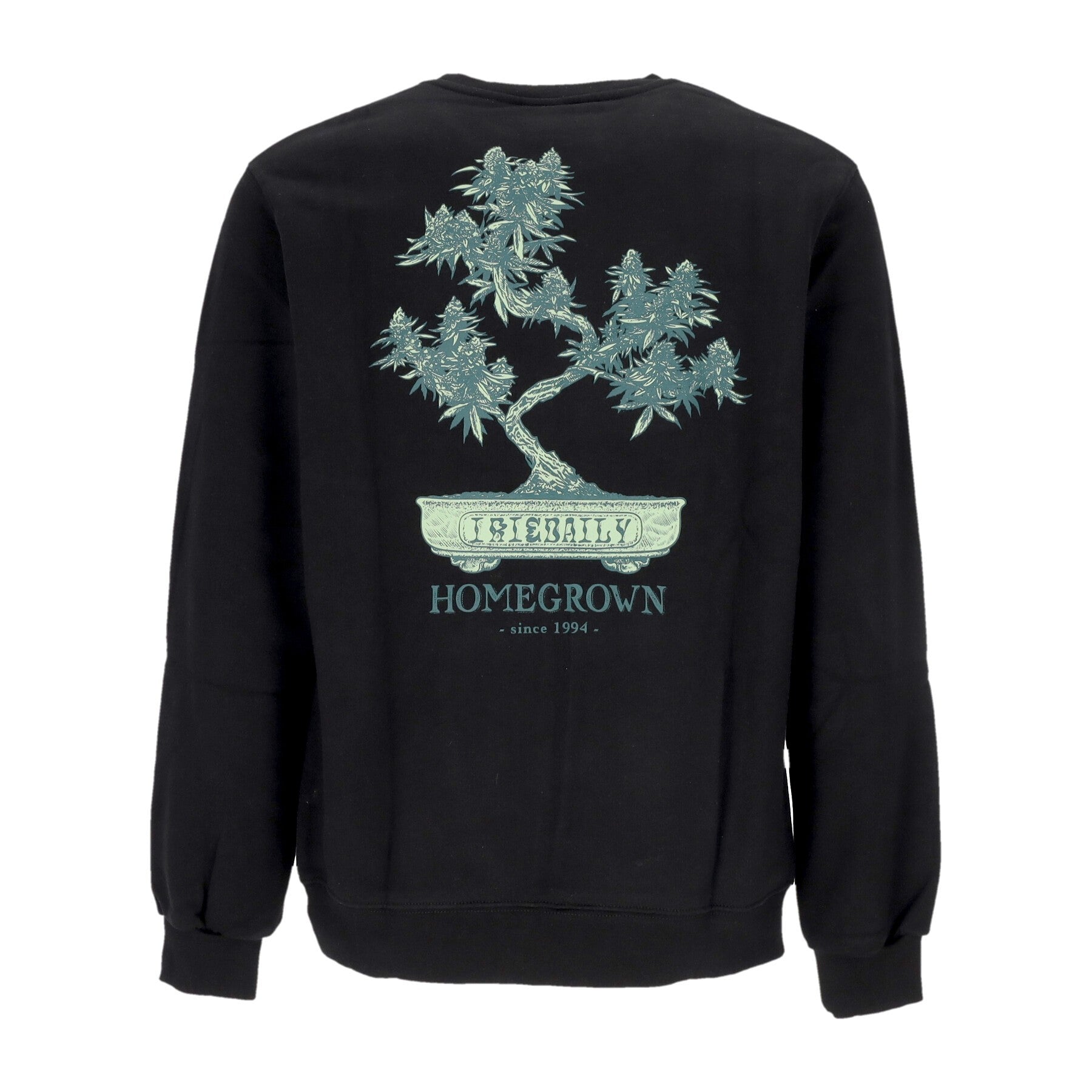 Iriedaily, Felpa Girocollo Uomo Bonsigh Crewneck, Black