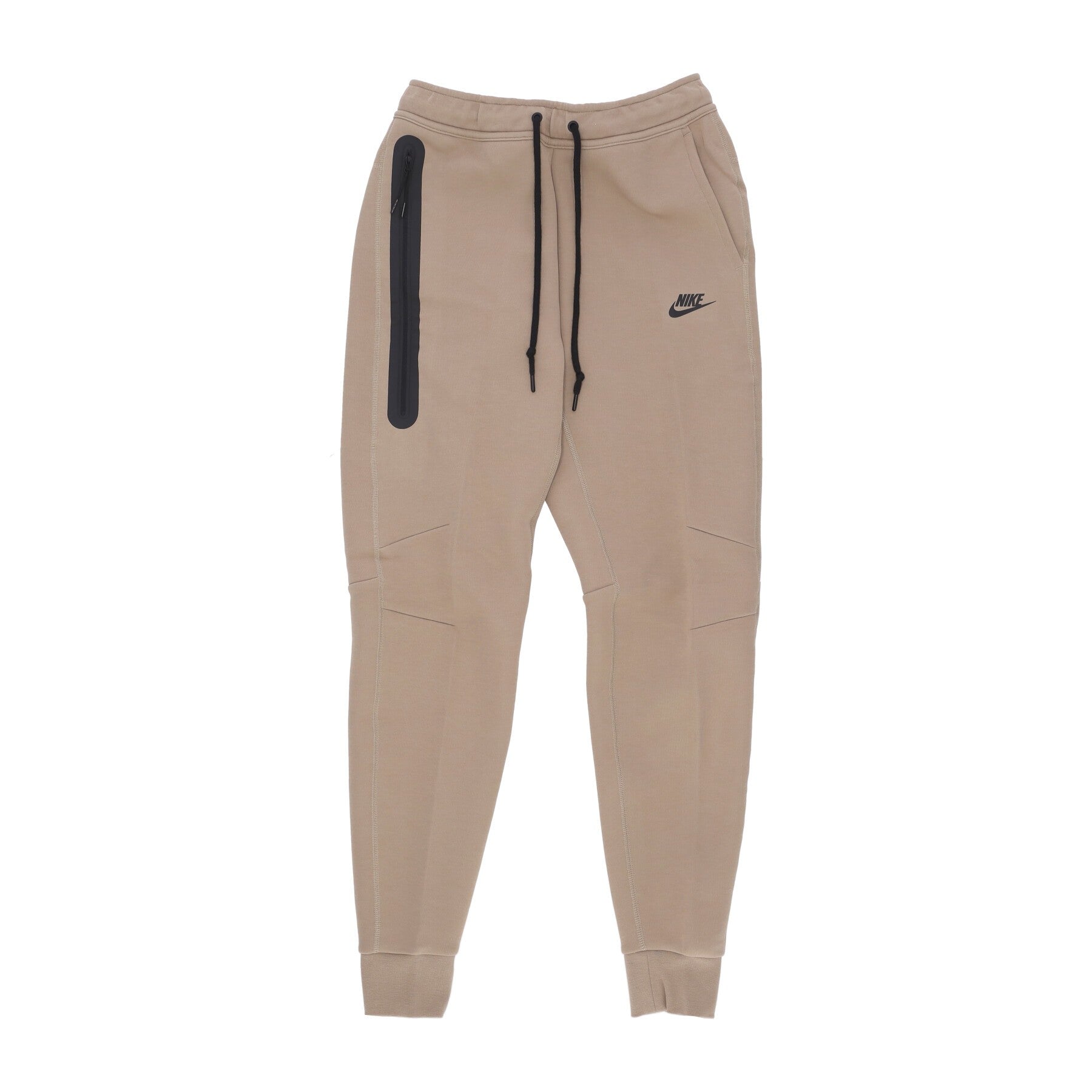 Nike, Pantalone Tuta Leggero Uomo Tech Fleece Jogger Pant, Khaki/black