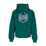 Dolly Noire, Felpa Cappuccio Uomo Logo Back Hoodie, Green