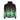 Vision Of Super, Piumino Uomo Flames Jacket, Black/green