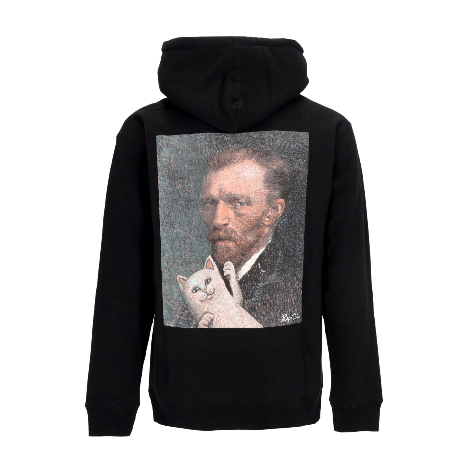 Ripndip, Felpa Cappuccio Uomo Van Nermal Hoodie, Black