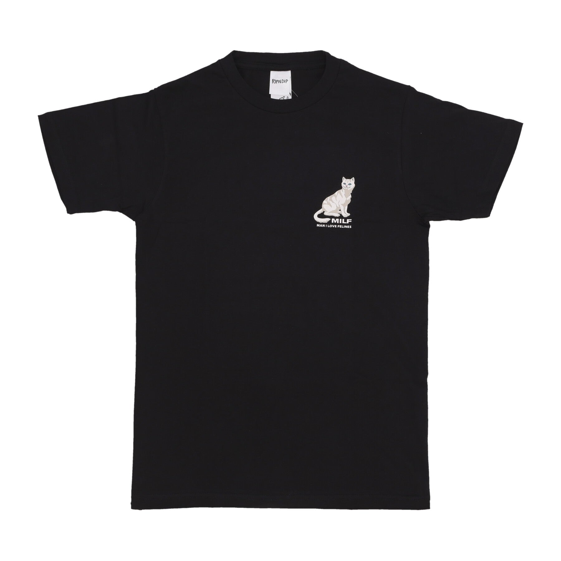 Ripndip, Maglietta Uomo Man I Love Felines Tee, 