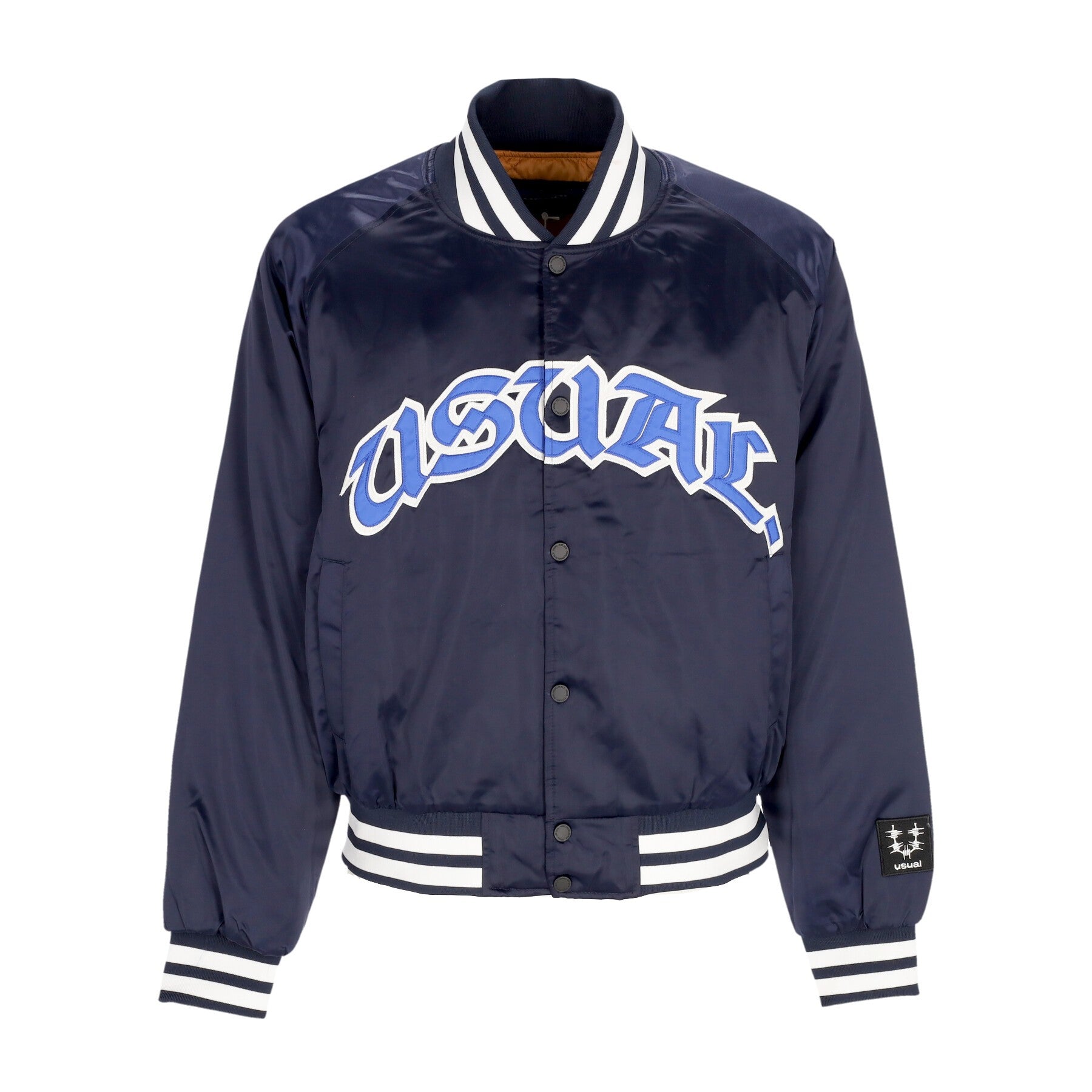 Usual, Giubbotto Bomber Uomo Stadium Jacket, Blue