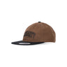 Carhartt Wip, Cappellino Visiera Piatta Uomo Preston Cap, Deep H Brown/black