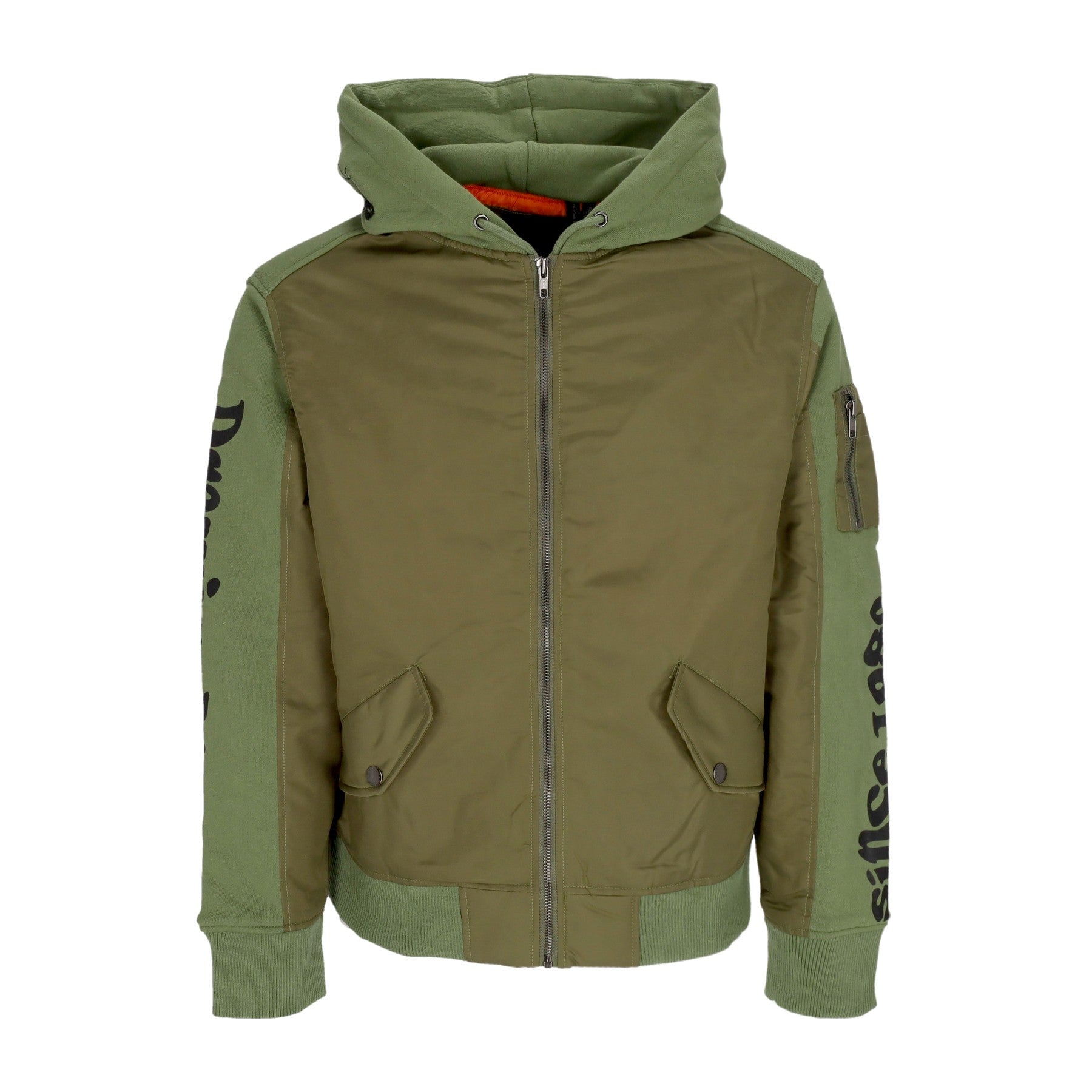 The Hundreds, Giubbotto Uomo Moth Bomber Jacket, Olive