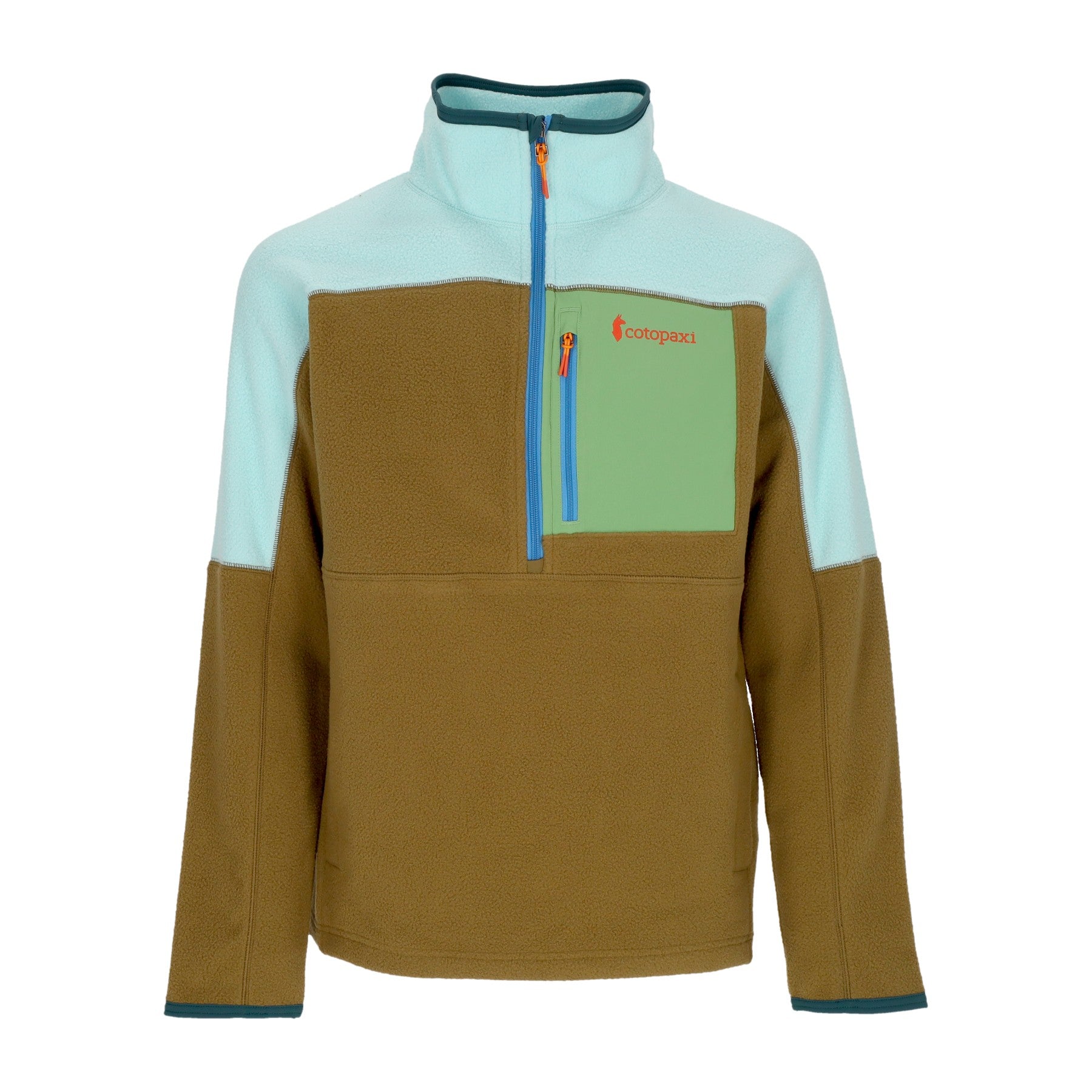 Cotopaxi, Giubbotto Pile Uomo Abrazo Half-zip Fleece Jacket, Sea Glass/oak