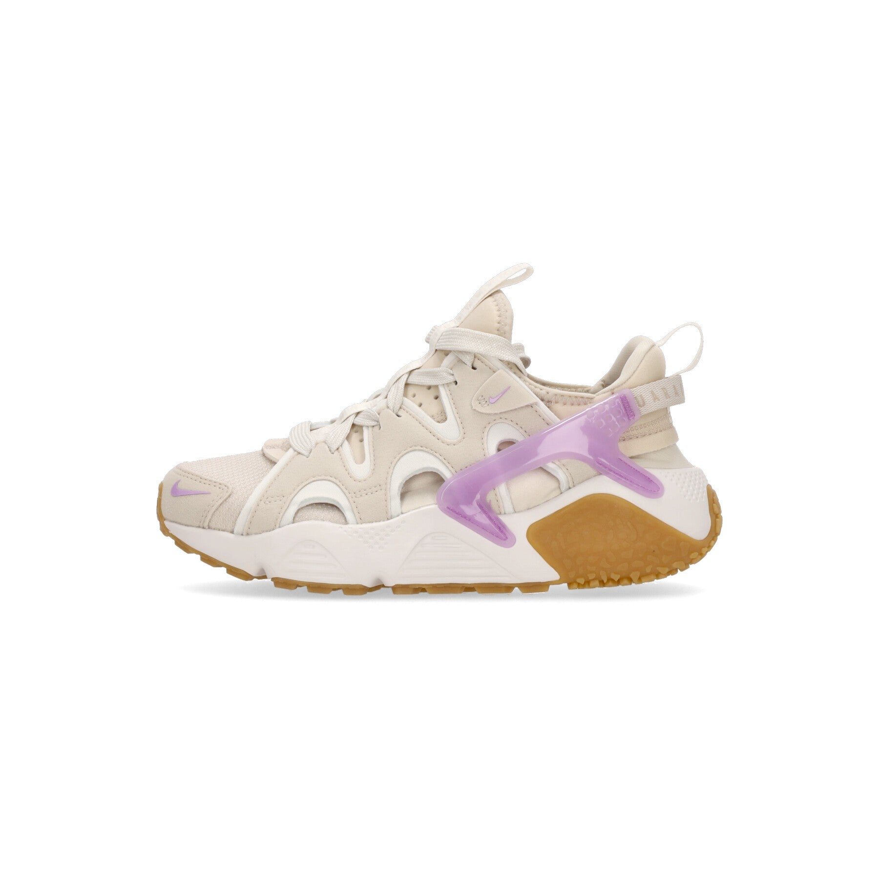 Nike, Scarpa Bassa Donna Air Huarache Craft, Lt Orewood Brn/rush Fuchsia/phantom