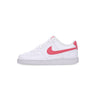 Nike, Scarpa Bassa Donna W Court Vision Low, White/sea Coral/volt/black