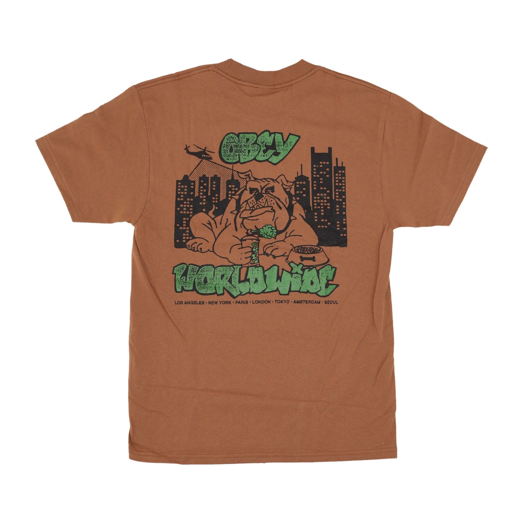 Obey, Maglietta Uomo City Watch Dog Classic Tee, 