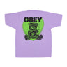 Obey, Maglietta Uomo Love Hurts Heavyweight Classic Box Tee, Digital Lavender