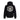 Obey, Felpa Cappuccio Uomo Worldwide Globe Premium Hooded Fleece, Black