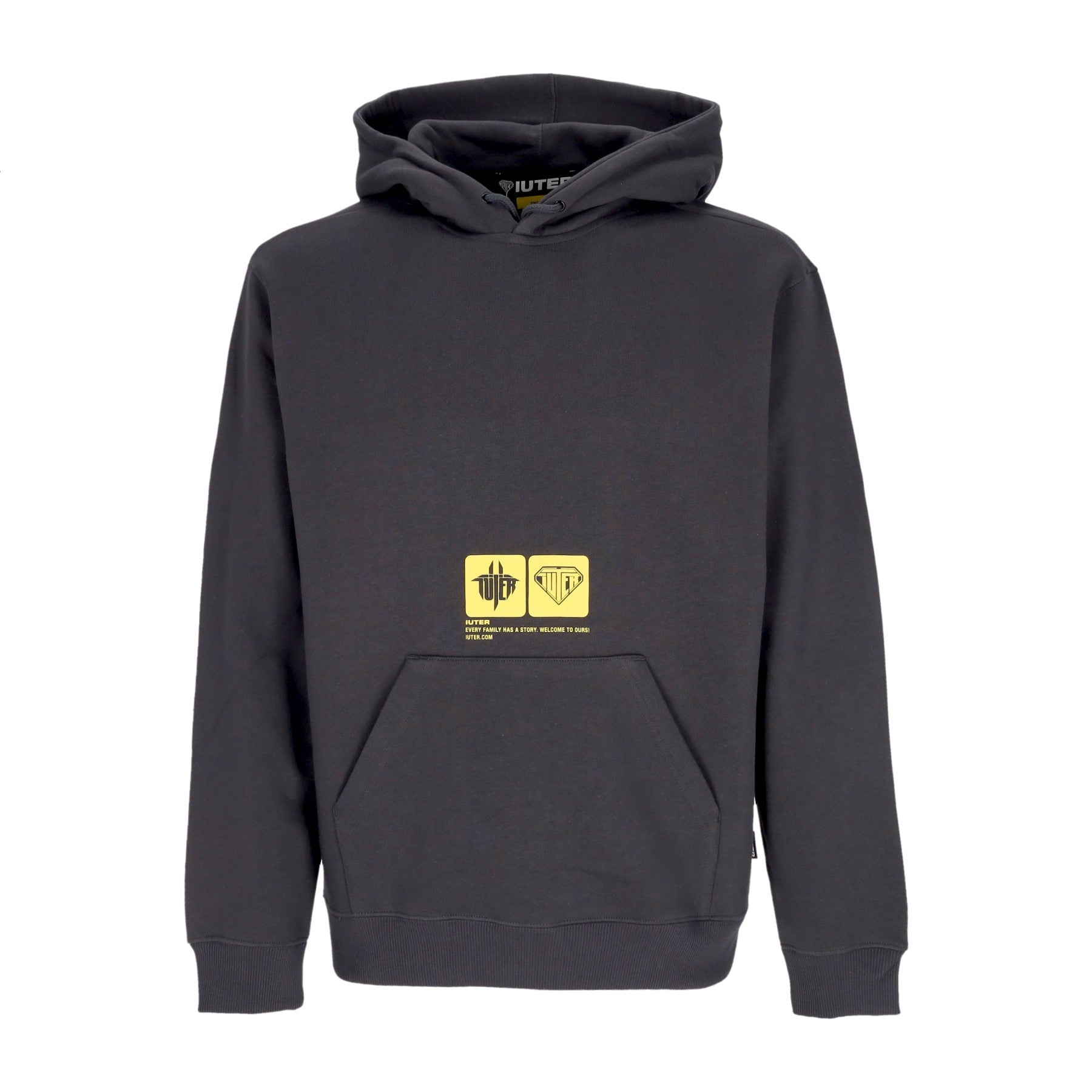 Iuter, Felpa Cappuccio Uomo Tab Hoodie, 