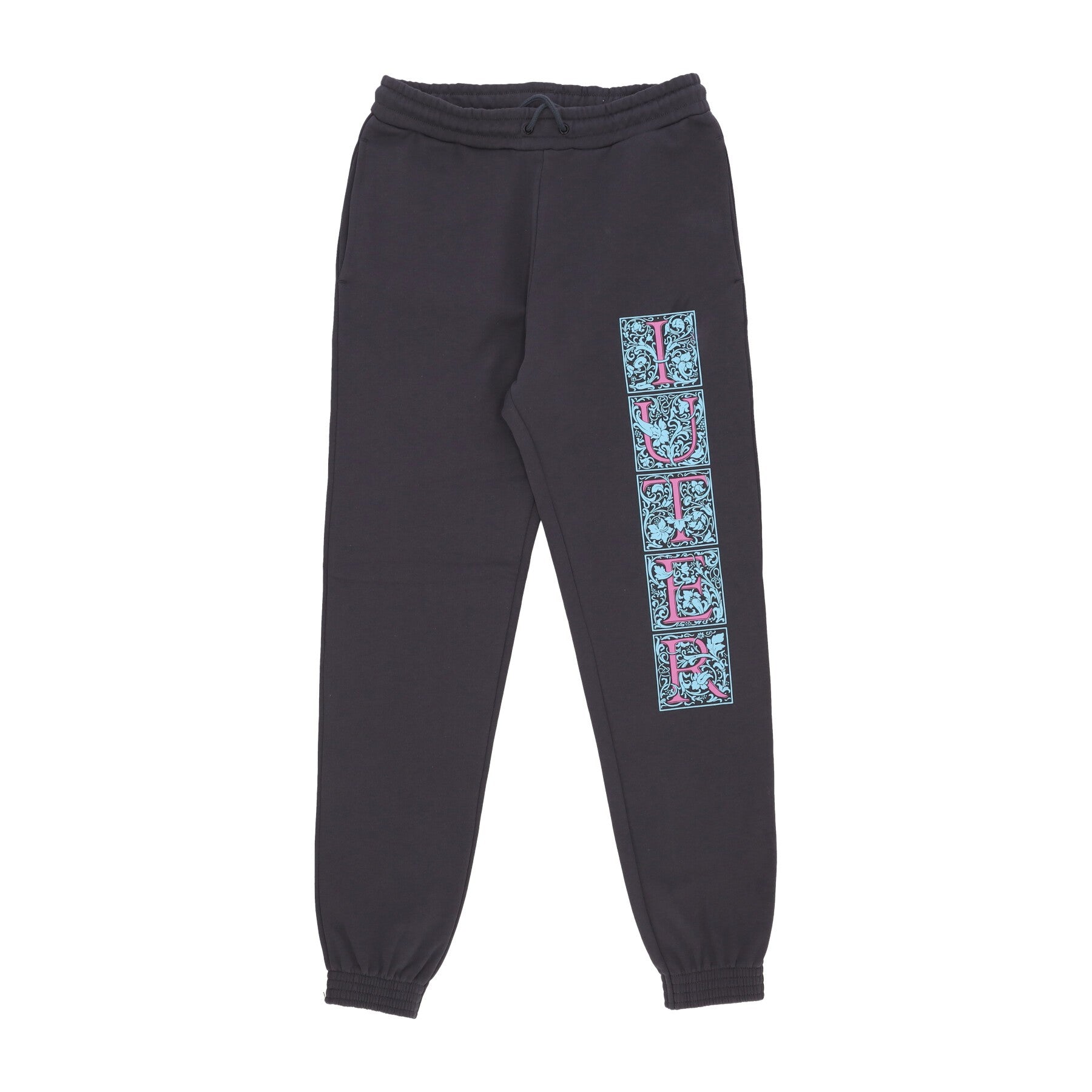 Iuter, Pantalone Tuta Felpato Uomo Mediolanum Sweatpant, Asphalt