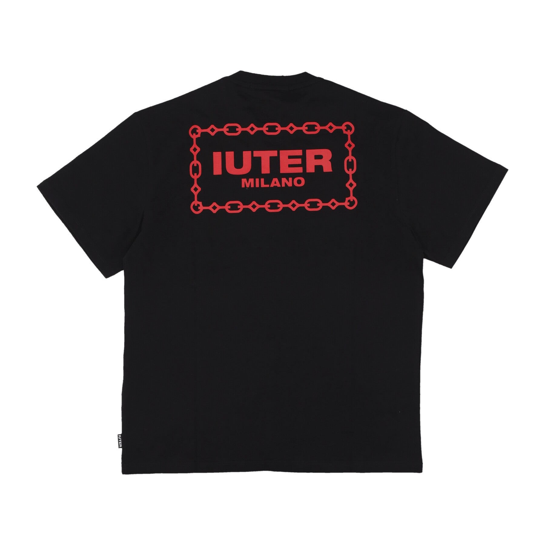 Iuter, Maglietta Uomo Chain Tee, Black