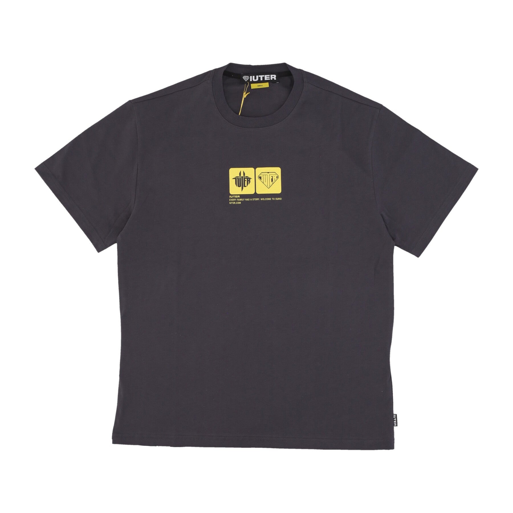 Iuter, Maglietta Uomo Tab Tee, Asphalt