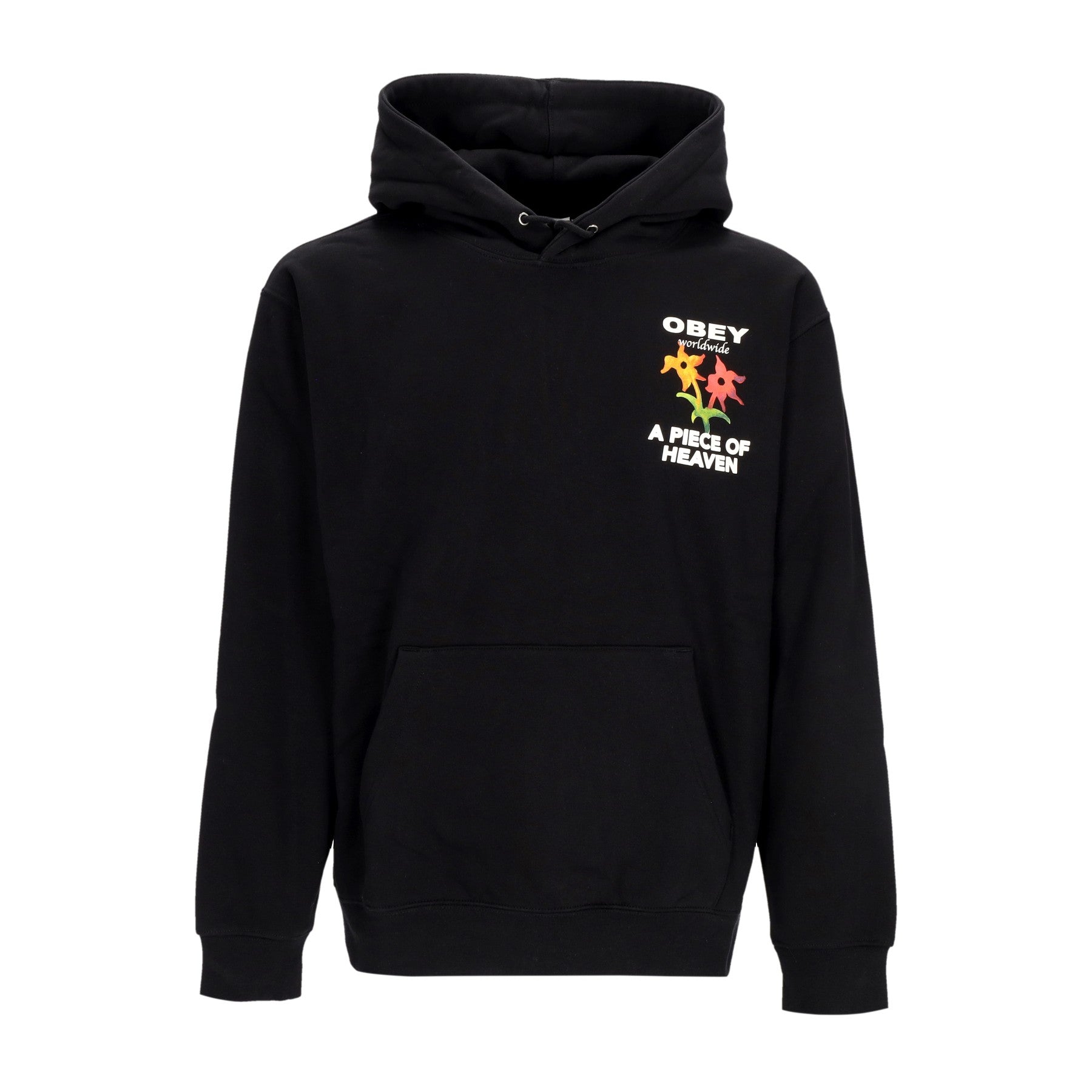 Obey, Felpa Cappuccio Uomo A Piece Of Heaven Premium Hooded Fleece, 