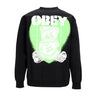 Obey, Felpa Girocollo Uomo Love Hurts Premium Crew Fleece, Black