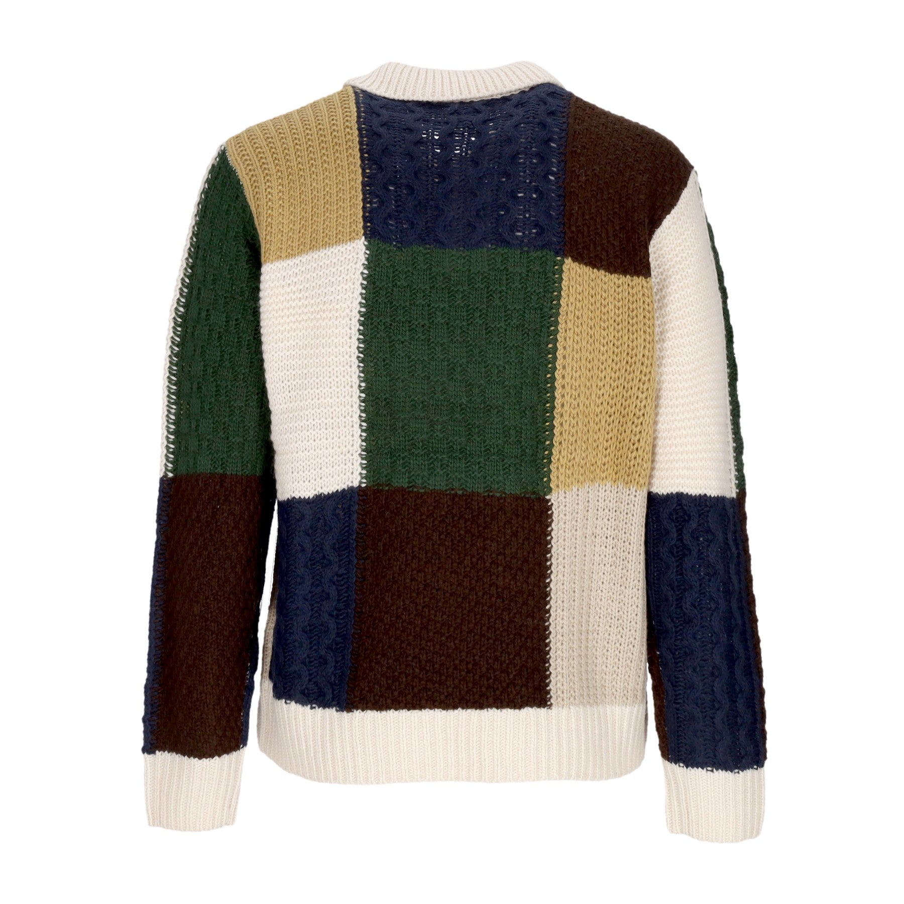 Obey, Maglione Uomo Oliver Patchwork Sweater, 