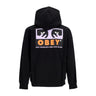 Obey, Felpa Cappuccio Uomo Subvert Premium Hooded Fleece, Black