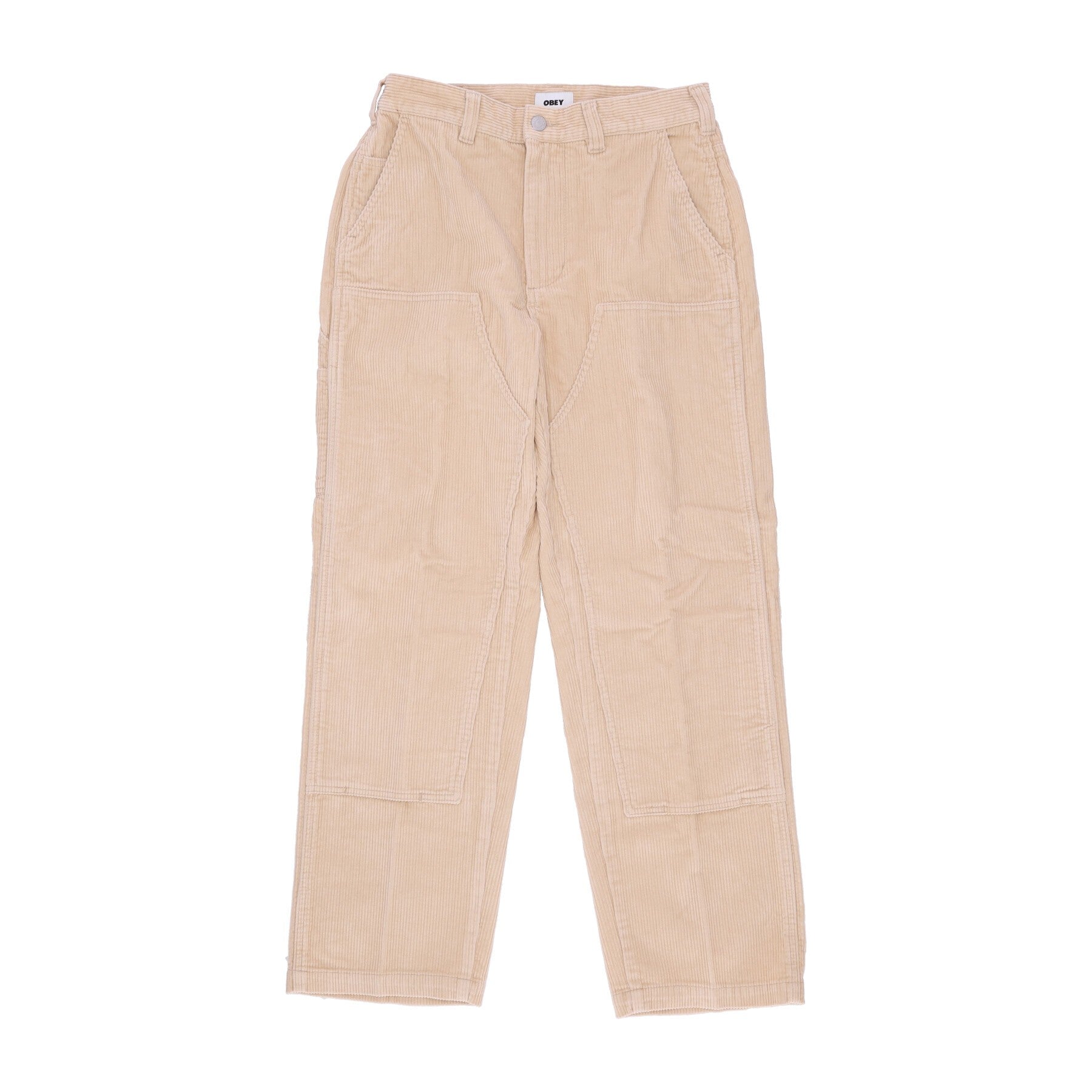 Obey, Pantalone Lungo Uomo Big Timer Cord Pant, Irish Cream