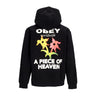 Obey, Felpa Cappuccio Uomo A Piece Of Heaven Premium Hooded Fleece, Black