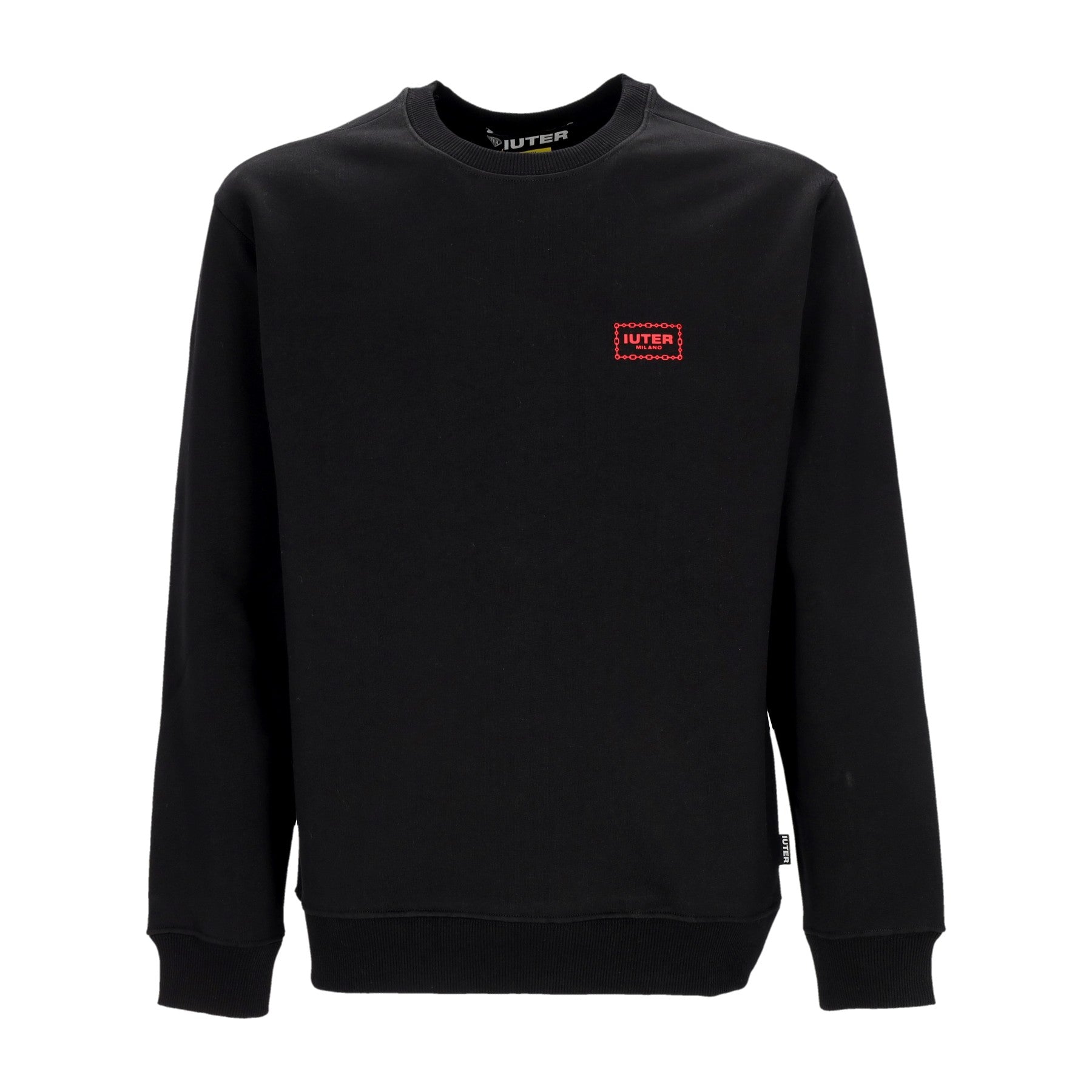 Iuter, Felpa Girocollo Uomo Chain Crewneck, 