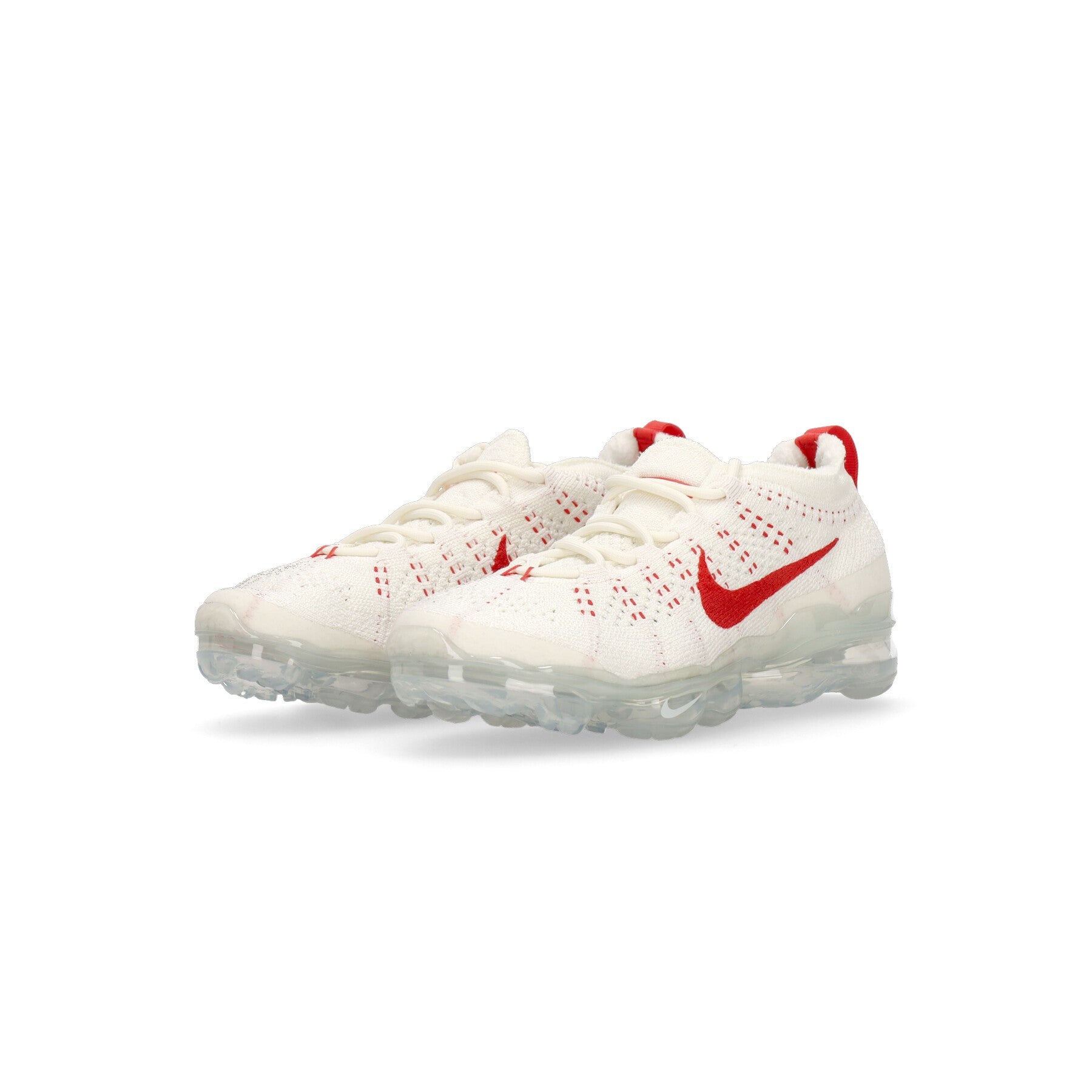 Nike, Scarpa Bassa Donna W Air Vapormax 2023 Flyknit, Sail/track Red/phantom/metallic Silver