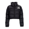 The North Face, Piumino Corto Donna W Nuptse Short Jacket, Black/black