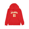 Nike Nba, Felpa Cappuccio Ragazzo Nba Club Fleece Icon Edition No 11 Trae Young Atlhaw, Original Team Colors