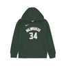 Nike Nba, Felpa Cappuccio Ragazzo Nba Club Fleece Icon Edition No 34 Giannis Antetokounmpo Milbuc, Original Team Colors