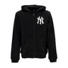 47 Brand, Felpa Cappuccio Zip Uomo Mlb Burnside Zip Hoodie Neyyan, Jet Black