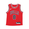 Nike Nba, Canotta Basket Ragazzo Nba Icon Edition Replica Jersey No 8 Zach Lavine Chibul, Original Team Colors