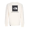 The North Face, Felpa Girocollo Uomo Raglan Redbox Crewneck, Gardenia White