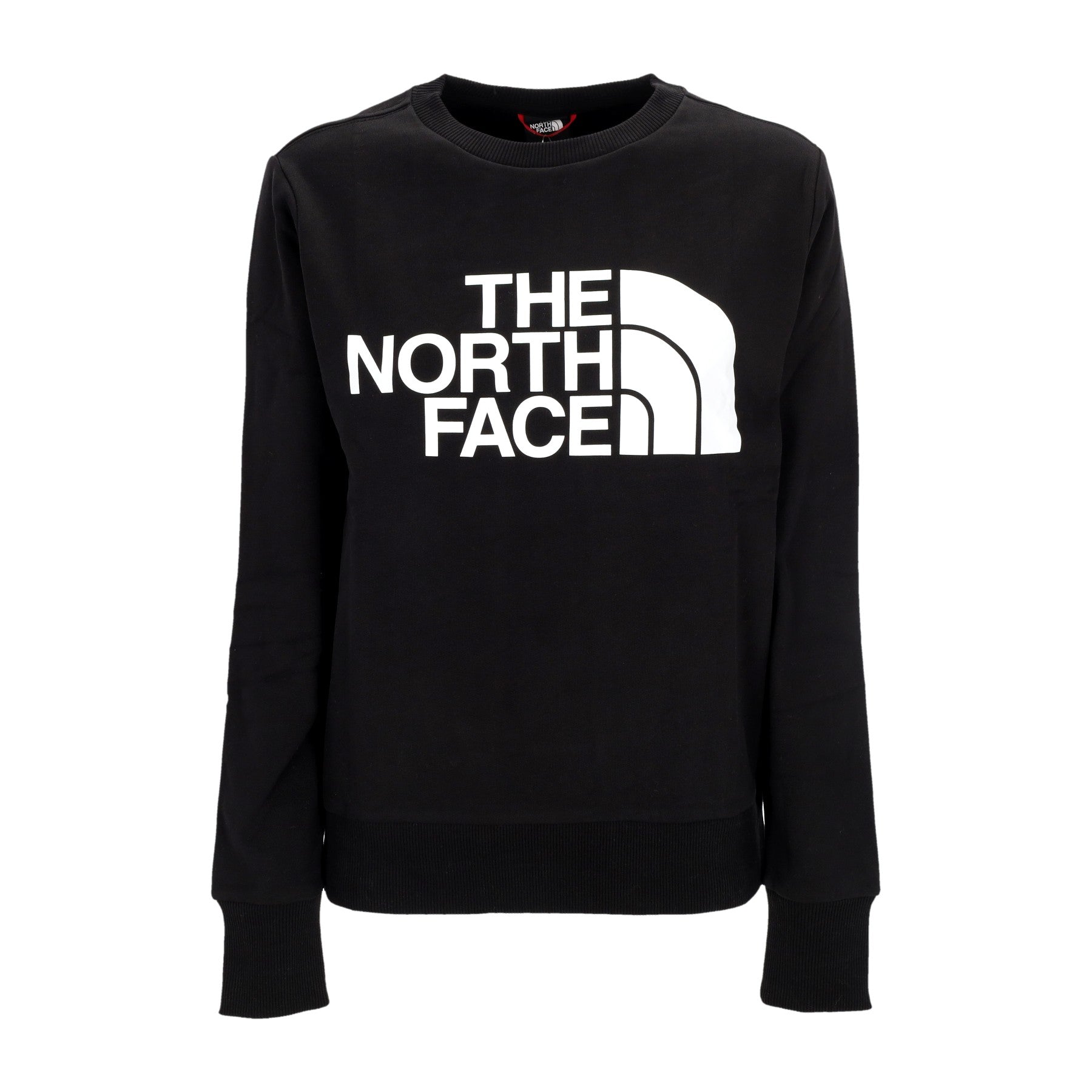 The North Face, Felpa Girocollo Donna W Standard Crewneck, Black