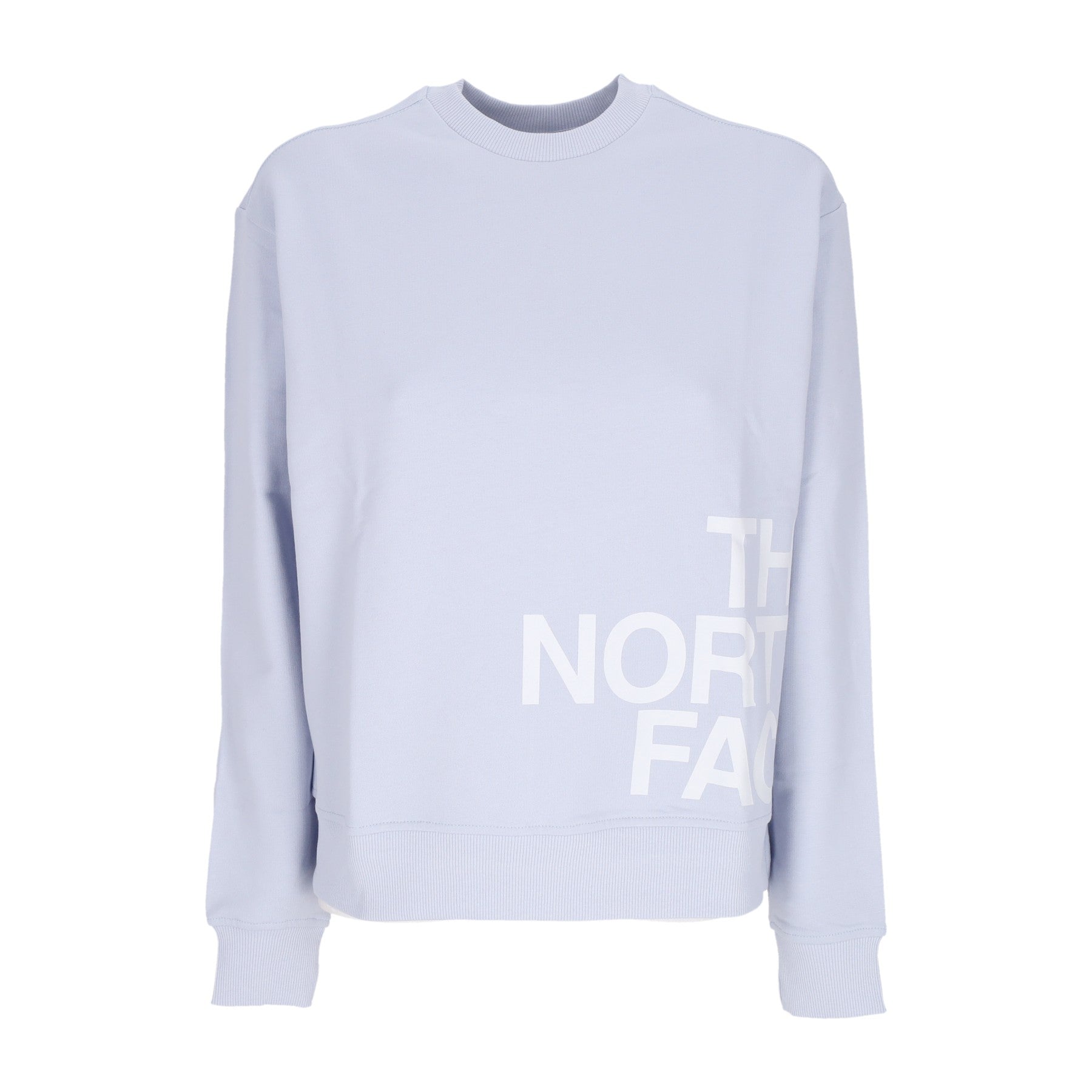 The North Face, Felpa Leggera Girocollo Donna W Blow Up Logo Crewneck, Dusty Periwinkle