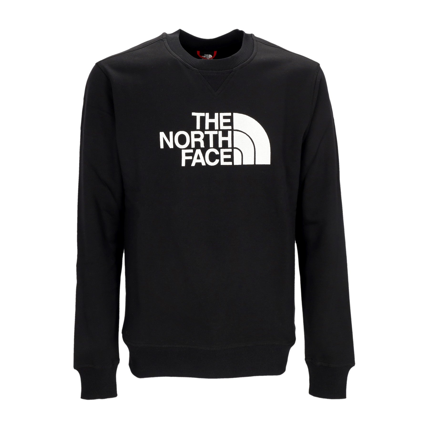 The North Face, Felpa Girocollo Uomo Drew Peak Crewneck, Black/white