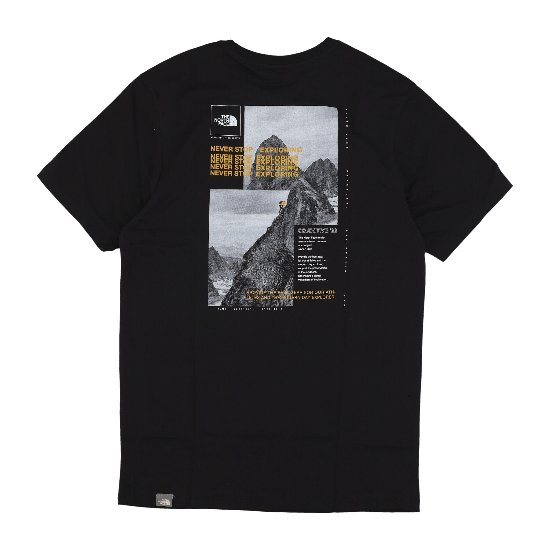 Men's Collage Tee Black/summit Gold T-Shirt