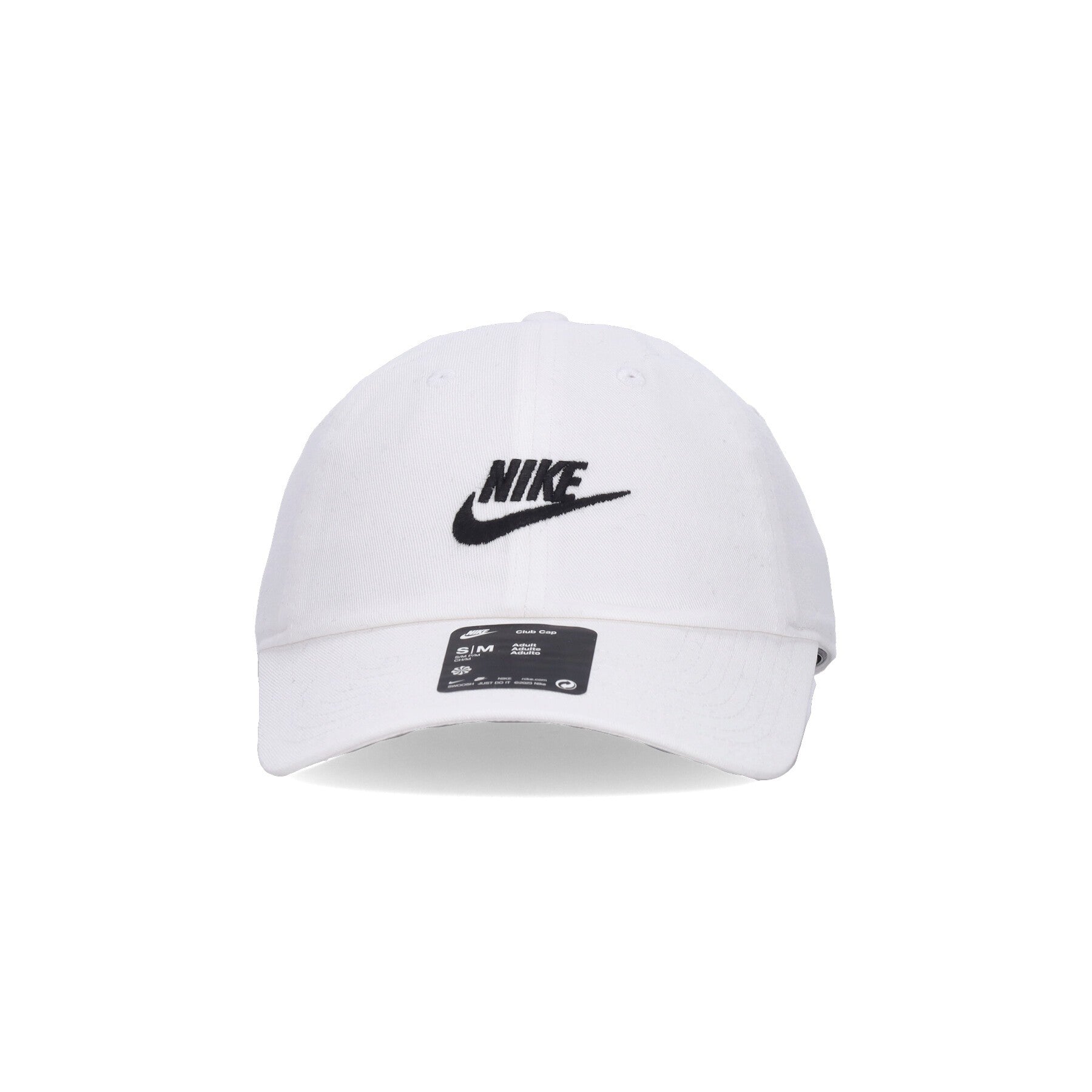 Nike, Cappellino Visiera Curva Uomo Club Futura Washed Cap, 