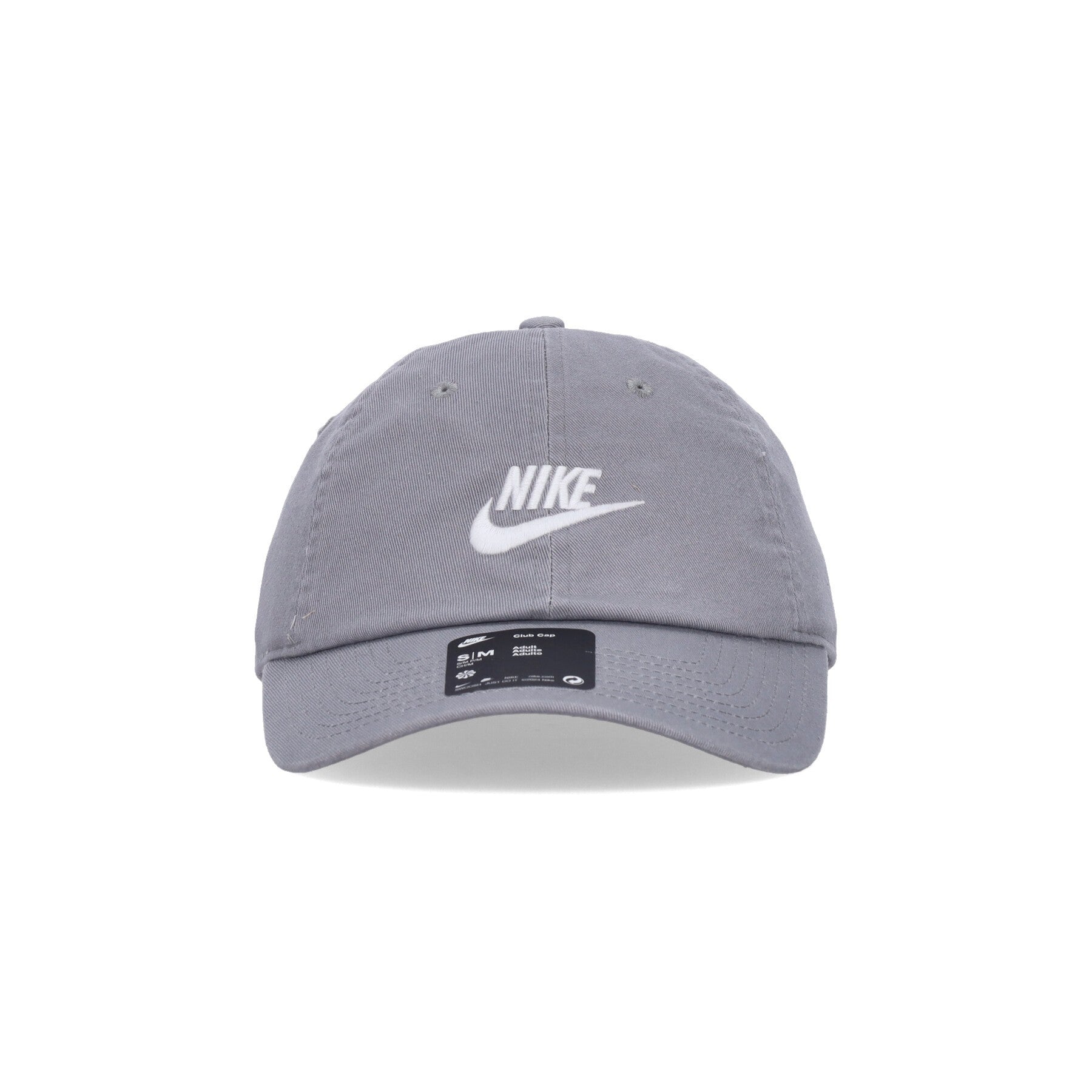 Nike, Cappellino Visiera Curva Uomo Club Futura Washed Cap, 