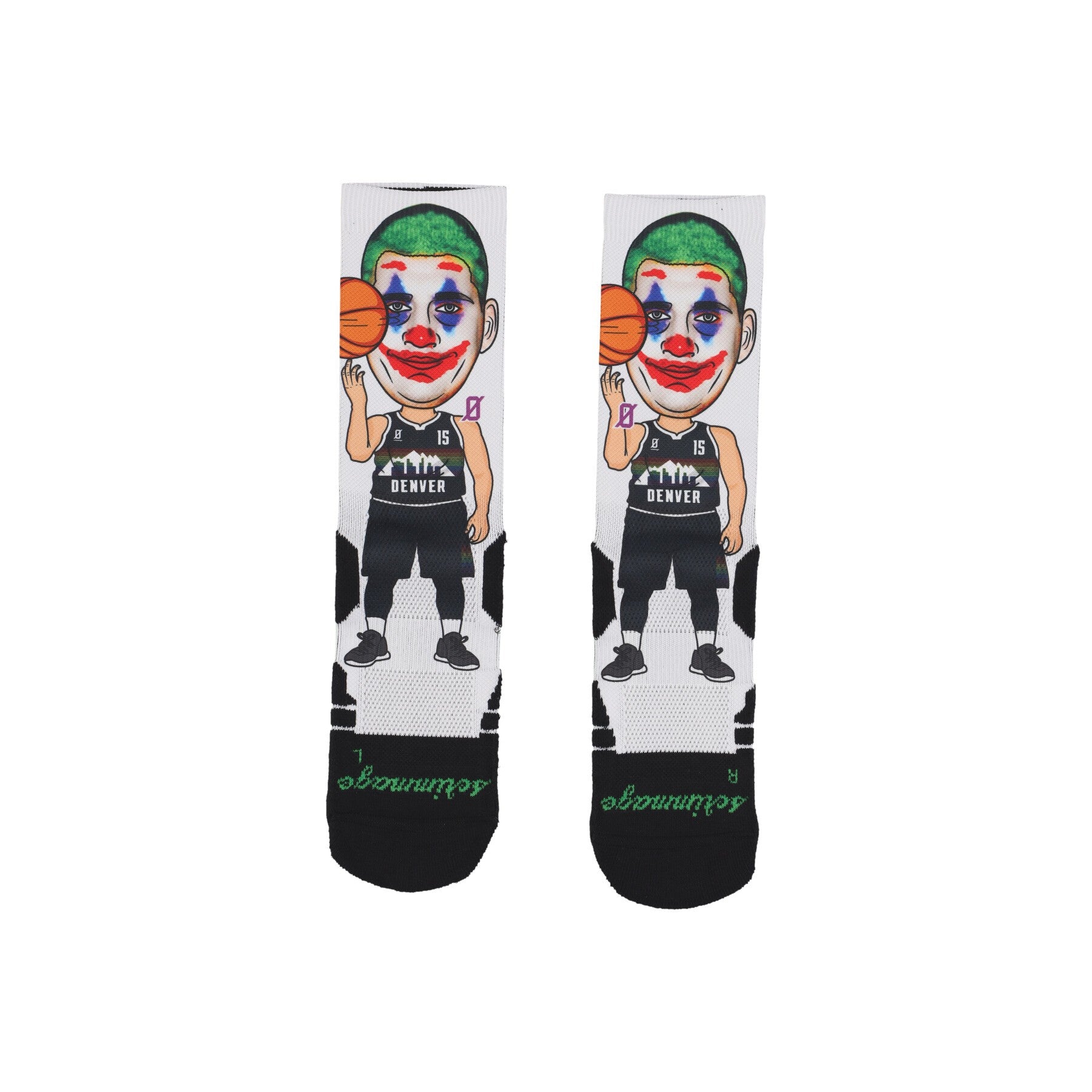 Scrimmage, Calza Media Uomo The Joker, White