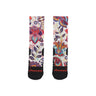 Scrimmage, Calza Media Uomo Paisley, White