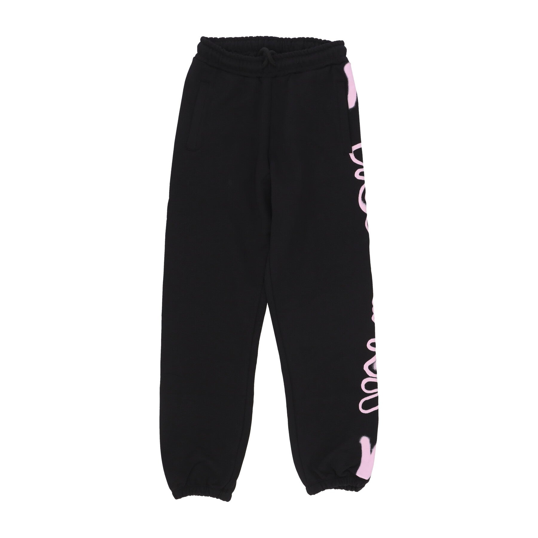 Women's Lightweight Tracksuit Pants W Side Big Logo Pant Black/st Pink