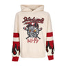 Disclaimer, Felpa Leggera Cappuccio Uomo Baseball Hoodie, Cream