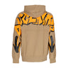 Disclaimer, Felpa Leggera Cappuccio Uomo Back Big Logo Hoodie, Brown/st Orange