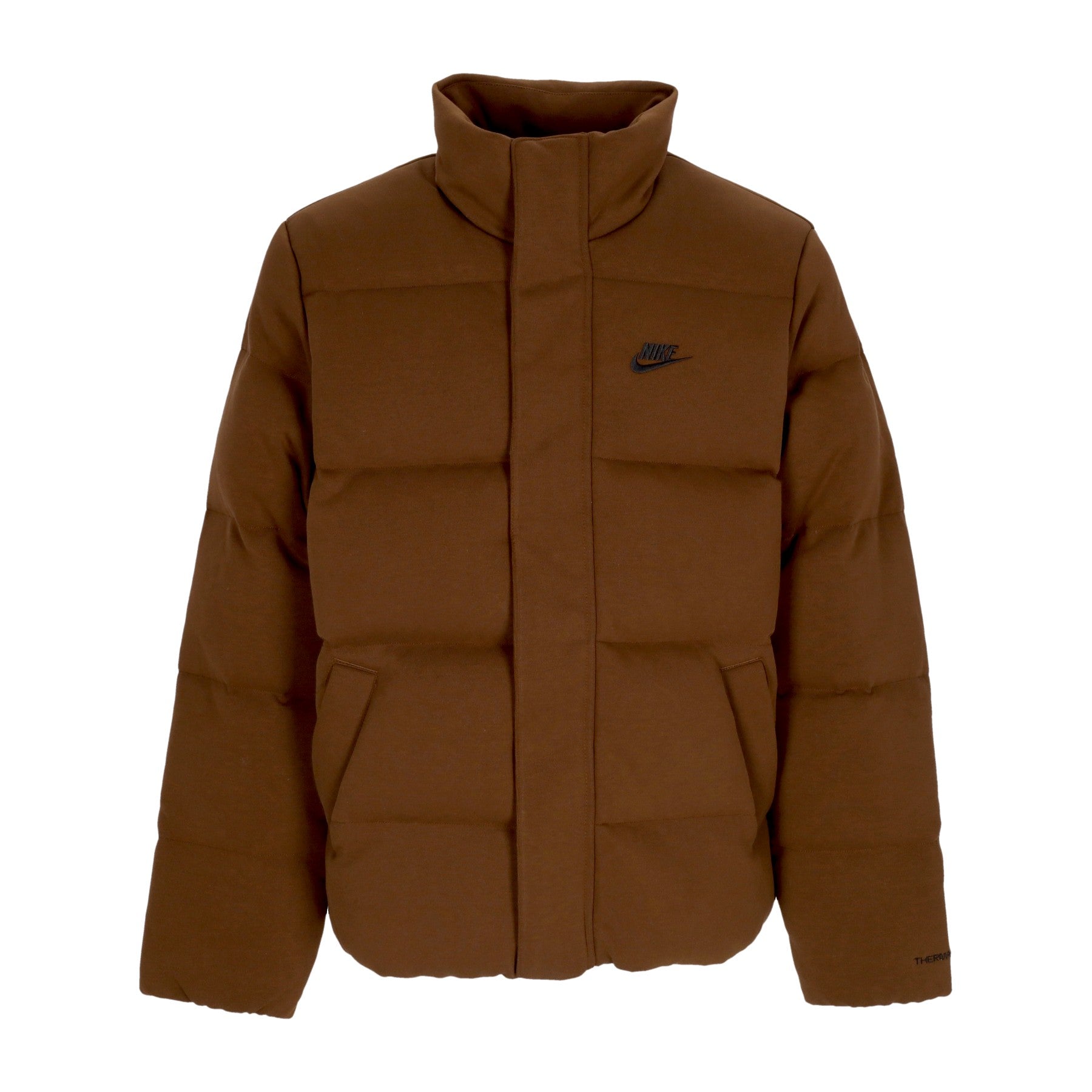 Nike, Giubbotto Uomo Sportswear Oversized Puffer Jacket, Cacao Wow/black