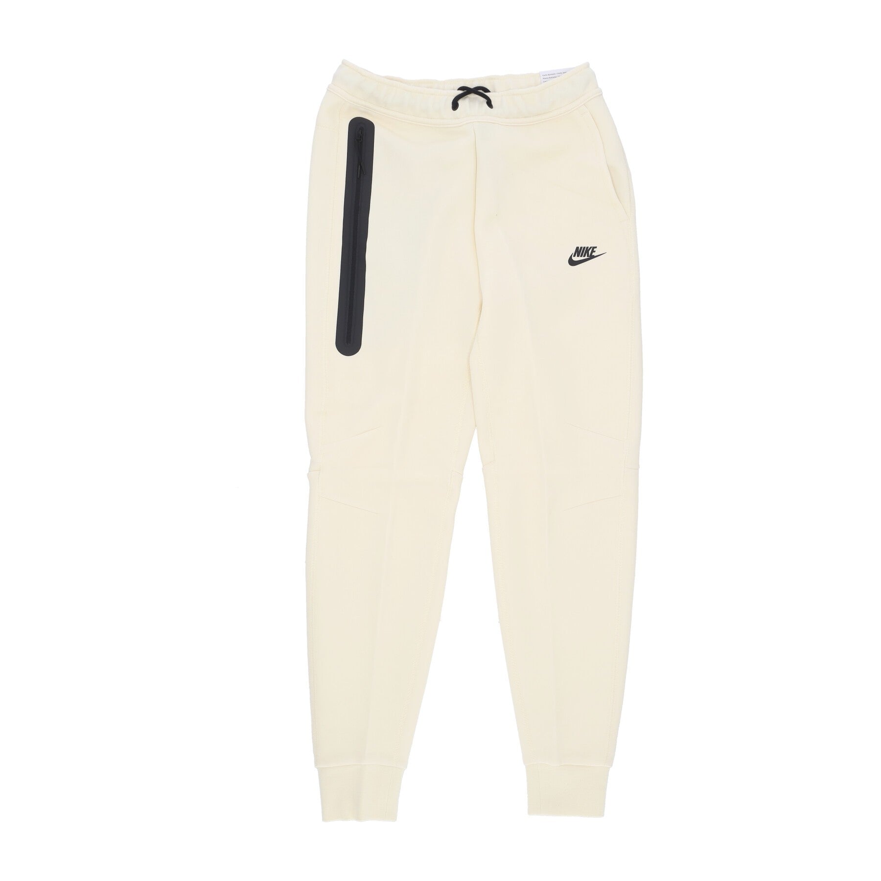 Nike, Pantalone Tuta Leggero Uomo Tech Fleece Jogger Pant, Coconut Milk/black